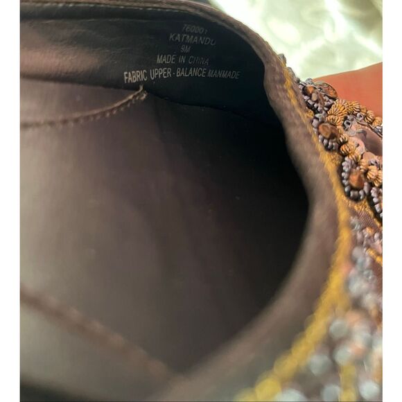 Amanda Embellished Beaded Slip-On Katmandu Slippers size 9 - Picture 6 of 6